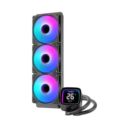 T-Wolf Frost X360 360mm Liquid CPU Cooler with Display