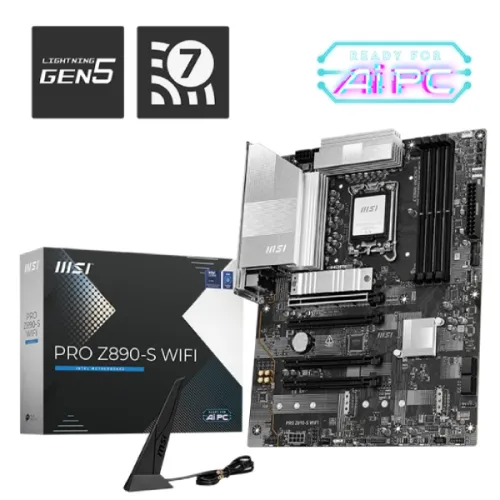 MSI PRO Z890-S WIFI LGA 1851 ATX Motherboard