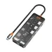 WiWU CB011 Transparent 11 IN 1 USB-C Hub