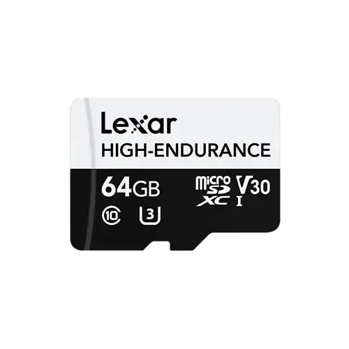 Lexar High-Endurance 64GB MicroSD UHS-I Memory Card