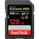 SanDisk Extreme PRO 128GB 300mbps SDXC UHS-II Memory Card (SDSDXDK-128G-GN4IN)