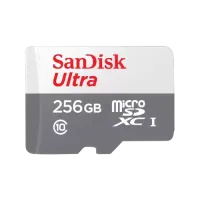 SanDisk Ultra 256GB Class-10 100mbps Micro SDXC UHS-I Memory Card (SDSQUNR-256G-GN3MN)