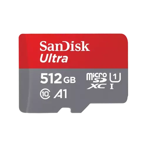 SanDisk Ultra 512GB MicroSDXC UHS-I Memory Card (SDSQUAC-512G-GN6MN)
