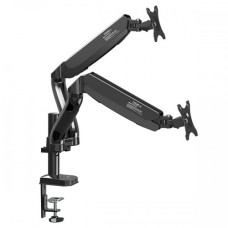 Kaloc KLC-DS90-2 Double Arm Monitor/TV Desktop Mount Stand (With Cable Management System)