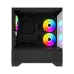 MaxGreen 350 Mid-Tower M-ATX Gaming Case With 3 ARGB Fan