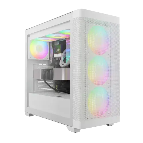 Gamdias ATHENA M3 WH ARGB E-ATX Mid-Tower Gaming Casing
