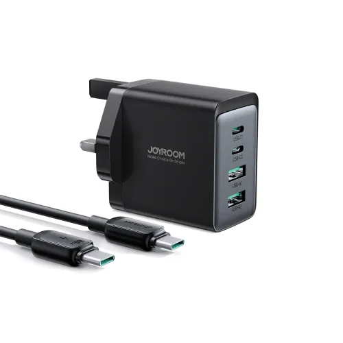 Joyroom JR-TCG02 GaN Ultra 4 in 1 67W Fast Charger With 100W Type-C Cable