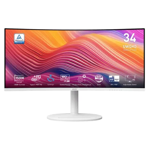 MSI Modern MD342CQPW 34 Inch 120Hz UWQHD VA Curved Gaming Monitor