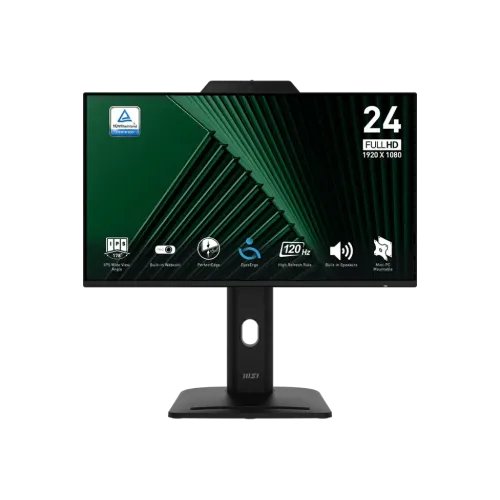 MSI PRO MP242PMG 24" 120Hz FHD Business Monitor With Built in Webcam