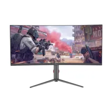 PC Power PCG34B165WQC 34 Inch3K UWQHD Display HDMI DP Black Curved Gaming Monitor