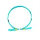 Safenet 3M OM3 LC-LC Duplex Fiber Patch Cord Aqua