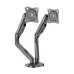 Kaloc DS200-2 Adjustable Dual Arm Monitor Mount Stand