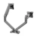 Kaloc DS200-2 Adjustable Dual Arm Monitor Mount Stand