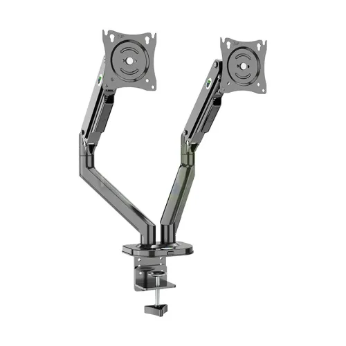 Kaloc DS200-2 Adjustable Dual Arm Monitor Mount Stand