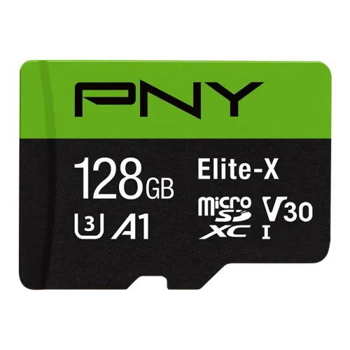 PNY Elite-X 128GB Class 10 U3 V30 microSDXC Memory Card