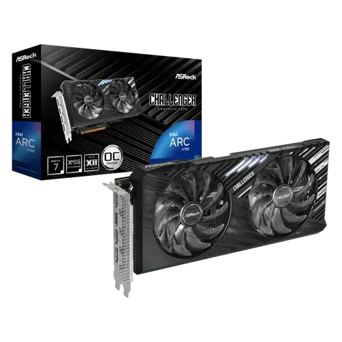 ASRock Intel Arc A750 Challenger SE 8GB OC GDDR6 Graphics Card