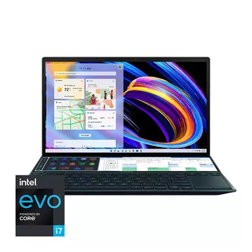 ASUS Zenbook Duo 14 UX482EG-HY428W Core-i7 11th Gen 16GB RAM 512GB SSD Touch Screen Laptop
