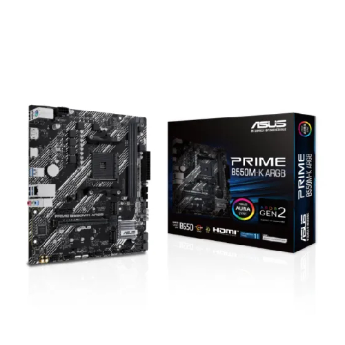 Asus PRIME B550M-K ARGB AMD AM4 mATX Motherboard
