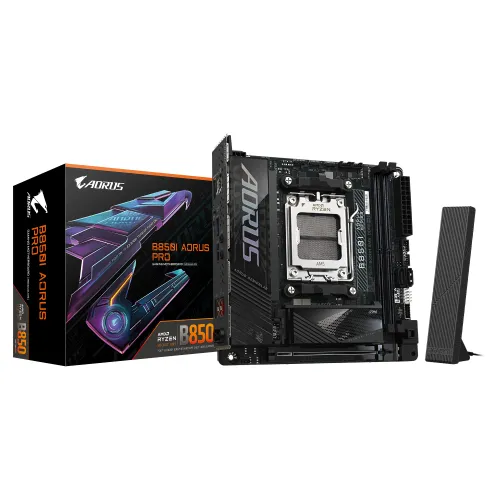GIGABYTE B850I AORUS PRO DDR5 AM5 Mini-ITX Motherboard