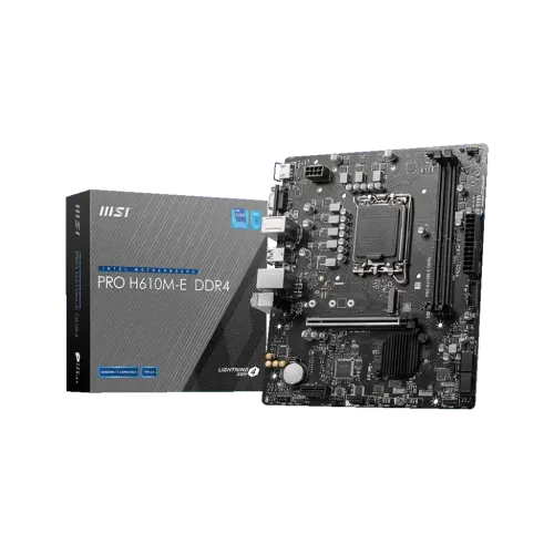 MSI PRO H610M-E DDR4 mATX Motherboard