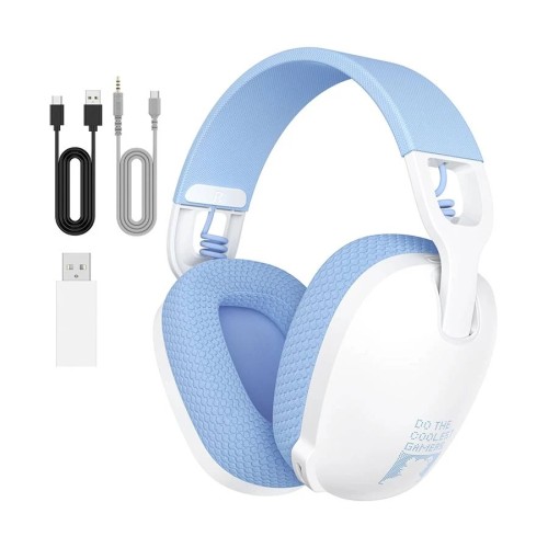Onikuma B2 Tri-Mode Bluetooth Gaming Headphone (White)