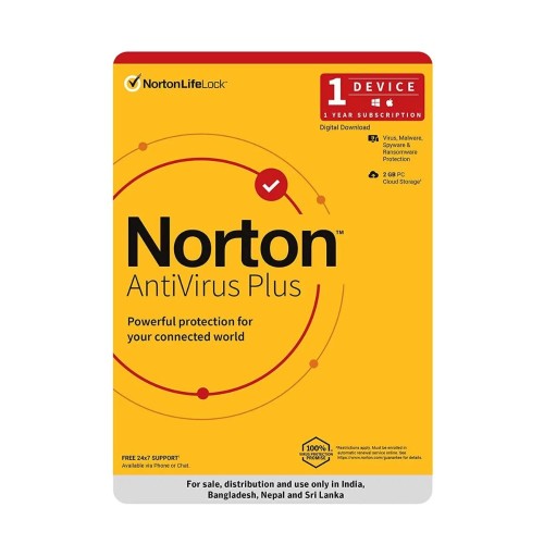 Norton AntiVirus Plus 1 Device 1 Year